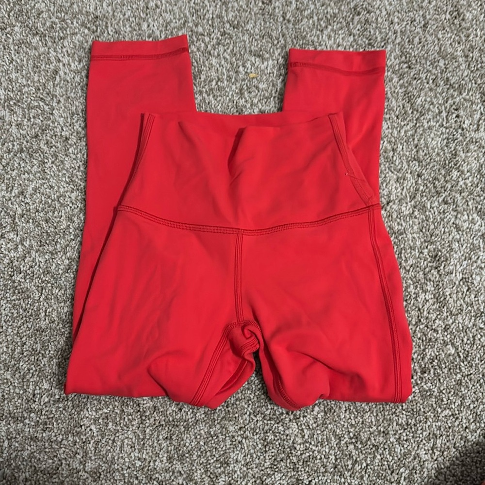 lululemon red leggings